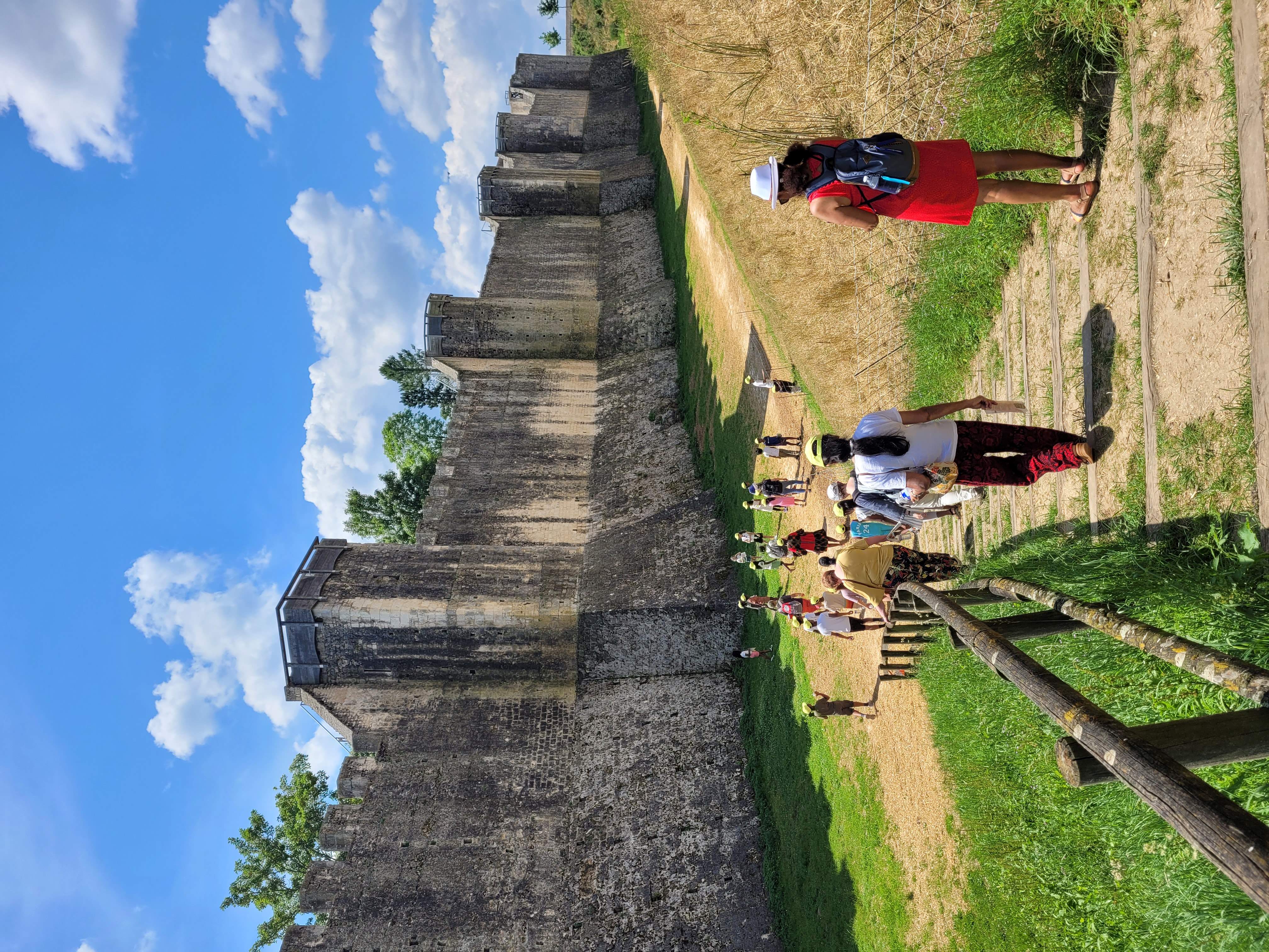 visite des remparts à Provins