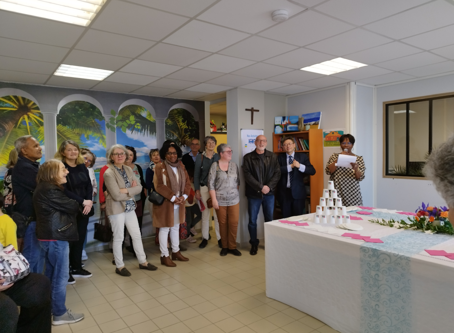 inauguration du local à Champagne-sur-Seine