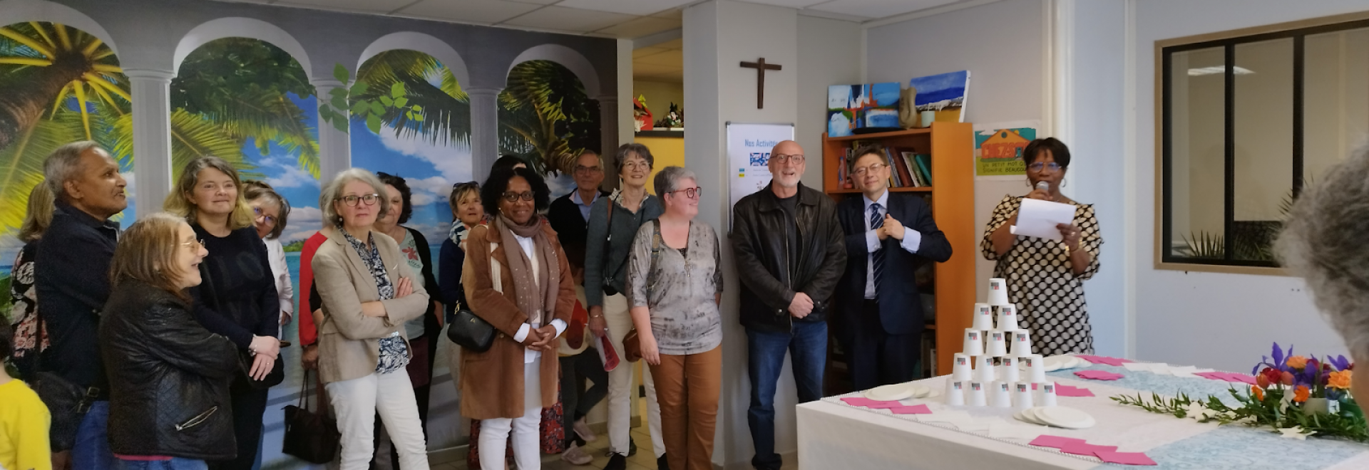 inauguration du local à Champagne-sur-Seine